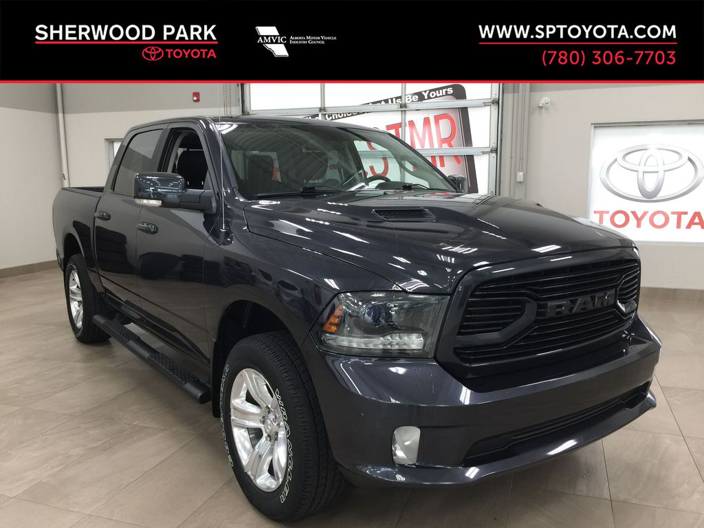 Used 2018 Ram 1500 Sport Crew cab 4×4 Four Wheel Drive 4 Door Pickup